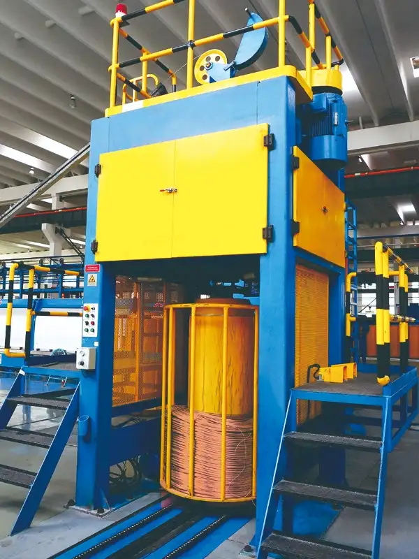 машина для разрушения стержней медной проволоки